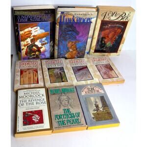 Vintage Michael Moorcock Book Collection SET OF 10 READ